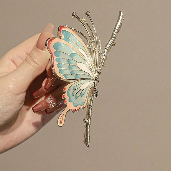 Butterfly Design Sweet Style Hair Claw main image 5